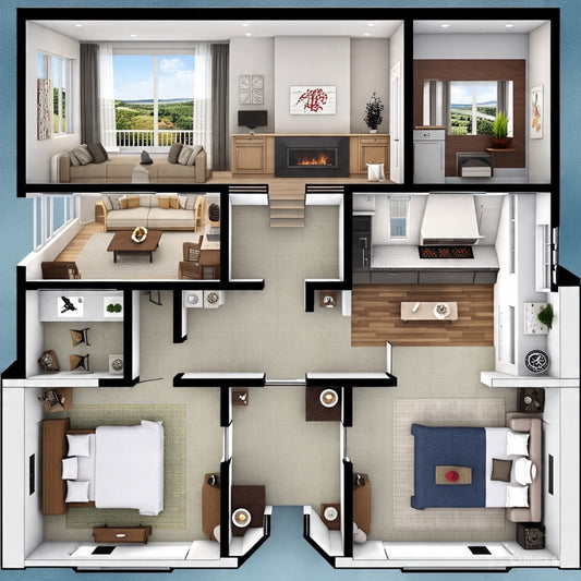 4 Bedroom Deep Clean